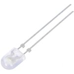 FYL-5464UWW1C-S2, LED; oval; 5x4mm; white cold; 3500mcd; 80/40°; Front: convex; 20mA