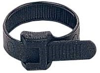 0 319 28, Cable Tie, 128mm x 7.6 mm, Black Plastic