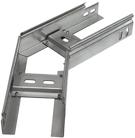 Угол горизонтальный 45 градусов лестничный 600х80 (1,5 мм) Промрукав