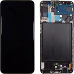 Дисплей (экран) в сборе с тачскрином для Samsung Galaxy A70 SM-A705FD черный с ...