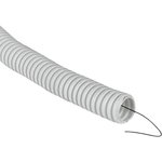 Труба гофрированная ПВХ d16мм с протяжкой бел. (уп.100м) Plast PROxima EKF tg-z-16-100-white