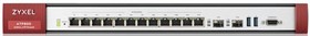 Фото 1/4 Межсетевой шлюз Межсетевой экран Zyxel ATP800, Rack, 12 конфигурируемых (LAN/WAN) портов GE, 2xSFP, 2xUSB3.0, AP Controller (8/520), Device