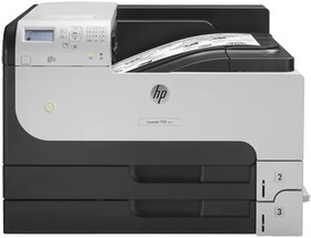 Фото 1/6 Принтер HP LaserJet Enterprise 700 M712dn (A3, 1200dpi, 40ppm, 512Mb, 3trays 250+250+100, USB2.0/extUSBx2/ GigEth/HIP/ePrint, repl. Q7543A, 