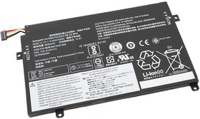 Фото 1/3 Аккумулятор SB10K97569 для Lenovo Thinkpad E470 11,1V 3900mAh черный Premium