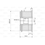 588096, Шкив коленвала AUDI Q7, PORSCHE Cayenne, VW Phaeton, Touareg