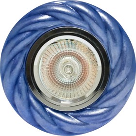 Встраиваемый светильник MR16, матовый синий керамика, FT 819 Bu