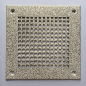 Вентиляционная решетка металлическая на саморезах 150x150мм VRQ00150S7