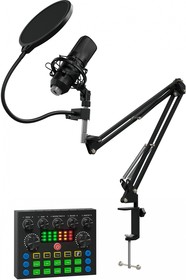 Фото 1/4 Микрофон проводной Оклик SM-600G 2.5м черный