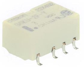 Фото 1/2 G6KU-2F-Y DC3, Low Signal Relays - PCB Gullwing 1Coil 3.2mm DPDT 3VDC 100mW