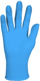 Фото 1/2 54422, G10 Blue Powdered Nitrile Disposable Gloves, Size M, No, 1000 per Pack