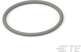 Фото 1/3 2430180-1, Nickel Plated Graphite EMI Jam Nut Seal O-Ring, 25.1mm Bore