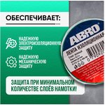 ET-912-15-18-GRN-RW, Изолента ПВХ зелёная 15 мм X 18,2 м ABRO, шт