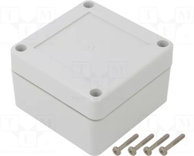 ZP75.75.45SJ TM ABS, Enclosure: multipurpose; X: 75mm; Y: 75mm; Z: 45mm; ZP; ABS; IP67