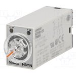 H3YN-21 AC200-230, H3YN Series DIN Rail, Panel Mount Timer Relay, 200 → 230V ac ...