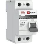Выключатель дифференциального тока (УЗО) 2п 25А 30мА тип A ВД-100 (электромех.) ...