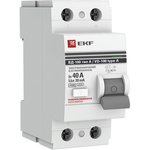 Выключатель дифференциального тока (УЗО) 2п 40А 30мА тип A ВД-100 (электромех.) ...