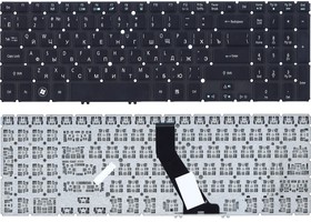 Фото 1/3 Клавиатура для ноутбука Acer Aspire V5, V5-5 M5-581T черная с подсветкой