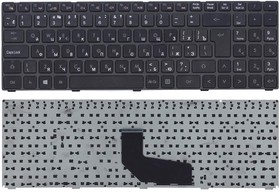 Фото 1/3 Клавиатура для ноутбука DNS K580S черная с рамкой