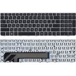 Клавиатура для ноутбука HP Probook 4535S 4530S 4730S черная c серой рамкой