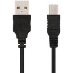 Кабель USB VIXION (J3) mini USB 1м (черный)