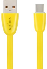 Фото 1/3 Кабель USB VIXION (K12c) Type-C силиконовый 1м (желтый)
