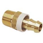 0134 60 13, Brass Male Pneumatic Quick Connect Coupling, R 1/4 Male 16mm Hose Barb