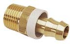 0134 60 13, Brass Male Pneumatic Quick Connect Coupling, R 1/4 Male 16mm Hose Barb