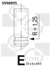 Фото 1/2 V998895, Клапан выпускной