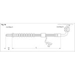 FT3513, Шланг тормозной FORD ESCORT 1.3 90-95 FR передн.