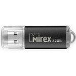 13600-FM3UBK32, Флеш накопитель 32GB Mirex Unit, USB 3.0, Черный