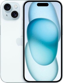 Фото 1/10 Смартфон Apple iPhone 15 A3092 128Gb голубой(MTLG3CH/A)