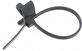 T 18 RSF, Arrowhead Cable Tie 100 x 2.5mm, Polyamide 6.6, 80N, Black