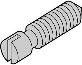 21101359, Screw, Grub - Stainless Steel - Slot Drive - M2.5 X 9 - 100/Pkg