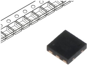 Фото 1/2 NTLJF3117PT1G, 20V 2.3A 710mW 100mOhm@4.5V,2A 1V@250uA P Channel WDFN-6-EP(2x2) MOSFETs