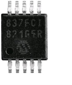 Фото 1/2 MCP73838-FCI/UN, Зарядное устройство для 1 элемента Li-Ion, Li-Pol аккумулятора, вход 6В, заряд 4,2В/1А, MS