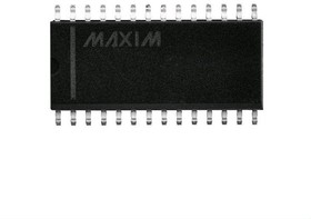 Фото 1/2 MAX306CWI+, Аналоговый мультиплексор, 16:1, 1 схема, 120Ом, 16мкА, 4.5В до 30В, ± 4.5В до ± 20В, SOIC-28