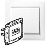 VALENA Computer socket RJ45x2 white