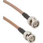 115101-07-24.00, BNC Straight Plug to BNC Straight Plug on RG 142 cable 24 inches