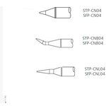 STP-CNB04, Наконечник для паяльника MFR-H1 конус изогнутый 0.4 х 15.21 мм
