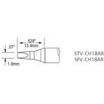 SFV-CH18AR, Наконечник для PS-900 клин удлиненный 1,8 х 13.4 мм