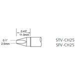 STV-CH25, Наконечник для PS-900 клин 2.5 х 11 мм
