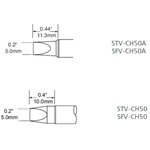 SFV-CH50, Наконечник для PS-900 клин 5.0 х 10 мм
