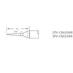 SFV-CNL03AR, Наконечник для PS-900 конус удлиненный тонкий 0.3 х 18.4 мм