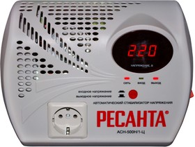 Фото 1/6 АСН- 500Н/1-Ц, Стабилизатор напряжения релейный, 220В±8%, 0.5 кВт, настенного исполнения