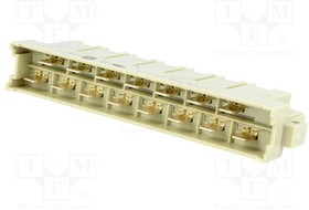 Фото 1/6 Male connector, type H15, 15 pole, z-d, pitch 5.08 mm, faston plug, straight, silver-plated, 09060152912