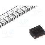 RCLAMP0502N.TCT, Диод: диодная сборка, 9,5В, 3А, однонаправленный, 100Вт, SLP1210N6