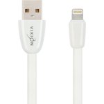 Кабель USB VIXION (K12i) для iPhone Lightning 8 pin силиконовый 1м (белый)