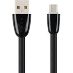 Кабель USB VIXION (K12m) microUSB силиконовый 1м (черный)