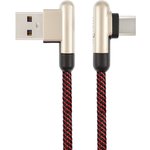Кабель USB VIXION (K14c) Type-C 1м (красный, золото)