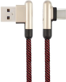 Фото 1/3 Кабель USB VIXION (K14c) Type-C 1м (красный, золото)